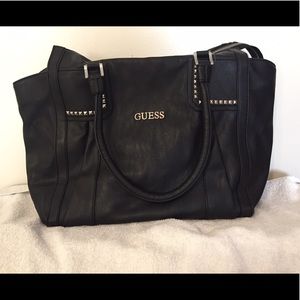 Guess black shoulder bag